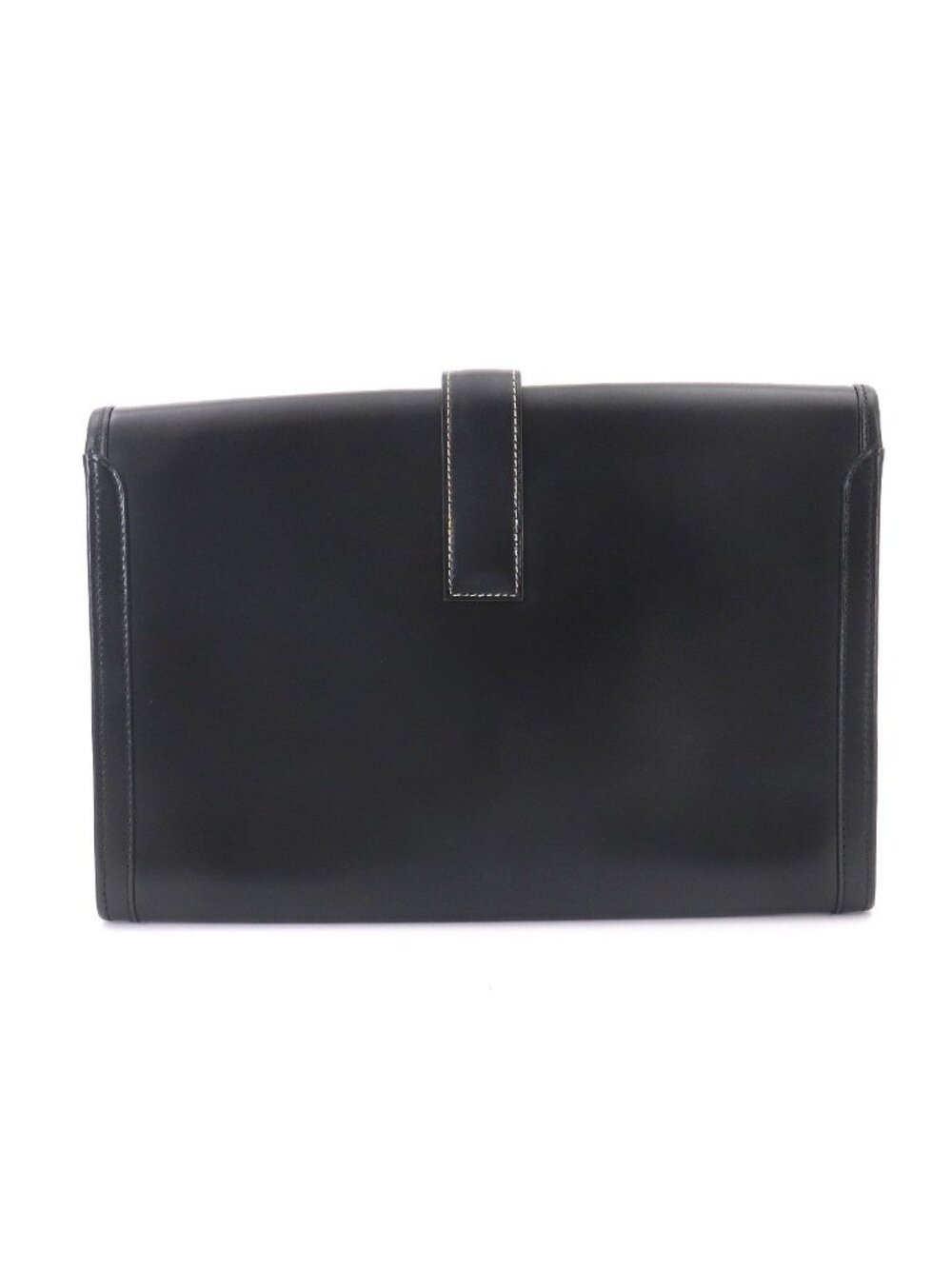 Hermes Jige PM Clutch Box Calf Black - Picture 2 of 10